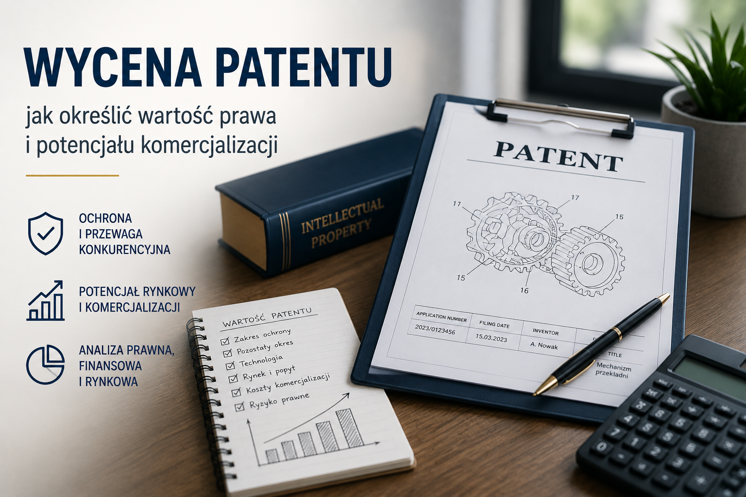 Analiza patentu i potencjału komercjalizacji w procesie wyceny